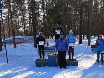 Новотройчане состязались с лучшими лыжниками Оренбургской области