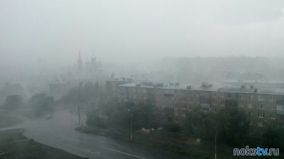 На Новотроицк обрушился шторм