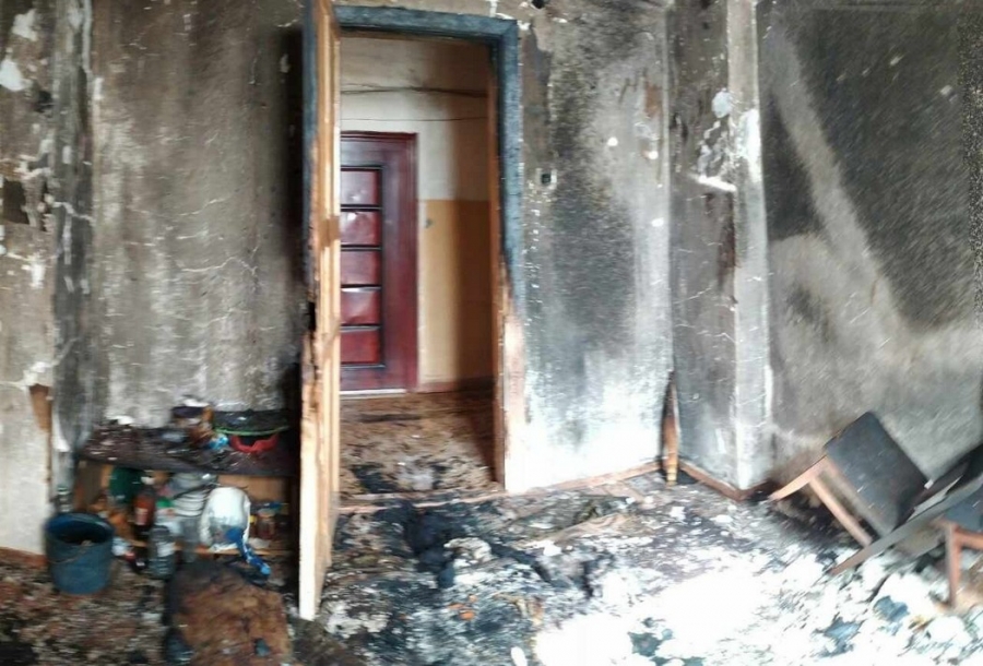 ЧП в Новотроицке: на Черемных произошел пожар