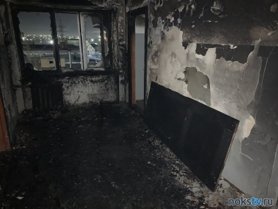 В общежитии Новотроицка произошел пожар