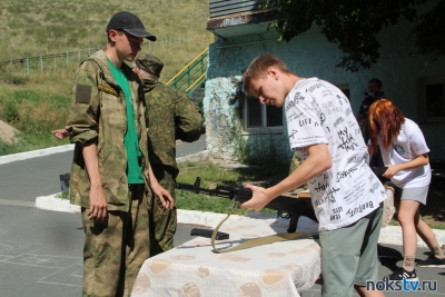 В детском лагере «Чайка» прошла военно-спортивная игра «Зарница»