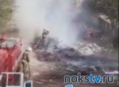 В Новотроицке около детского сада произошел пожар