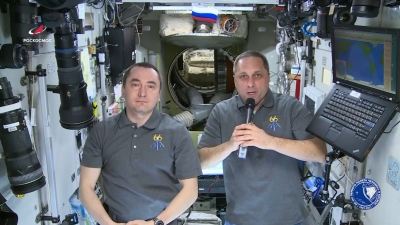 Российские космонавты записали видеопоздравления для жителей Оренбуржья (Видео)