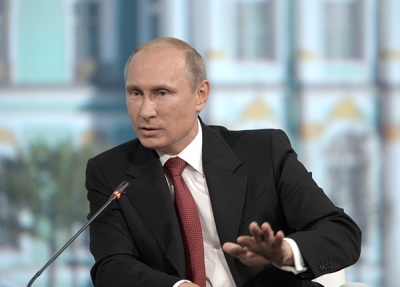 Сегодня Путин проведет совмещенную с большой пресс-конференцией прямую линию