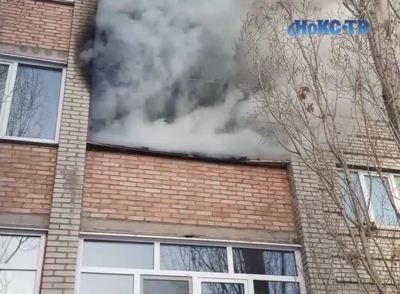 481 пожар произошел на территории Новотроицка