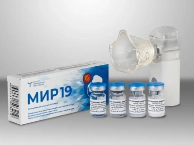 Минздрав зарегистрировал препарат против коронавируса «Мир-19»