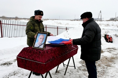 В Бугурусланском районе простились с военнослужащим, погибшим в ходе СВО в Украине