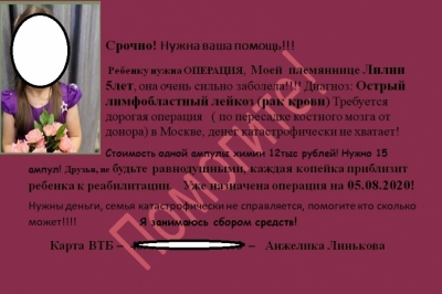 Аферисты взломали аккаунт детского омбудсмена Анжелики Линьковой