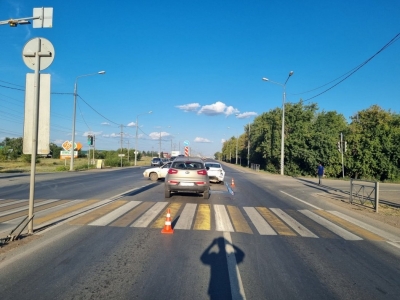 В Оренбуржье на трассе автоледи устроила аварию
