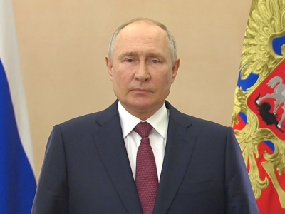 Кремль опубликовал видеообращение Путина по случаю 80-летия освобождения Донбасса