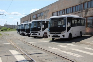 В Новотроицке на маршрут вышли новые автобусы